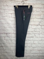New TOMMY HILFIGER Mens Gray ATHLETIC FIT STRETCH Dress Pants Slacks 33Wx32L