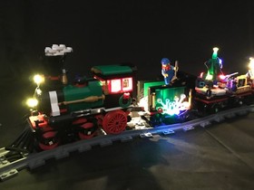 Brickstars LED light kit for Lego 10254 Winter Holiday Train (light only )