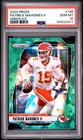 New Listing2024 PANINI PRIZM GREEN ICE #138 PATRICK MAHOMES II PSA 10