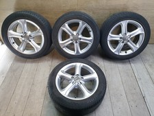 AUDI A4 ALLOY WHEELS SET OF 4 WITH TYRES 225/50 R17 7.5JX17H2 2014 8K0601025CE