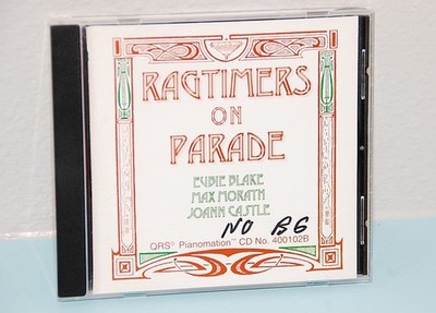 QRS Pianomation CD - Ragtimers On Parade #400102B - Music Piano Player