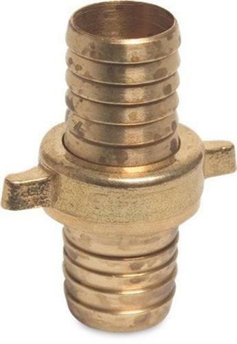 "Schlauchverschraubung 3-Tlg. Flachdichtend 3/4\" Messing 13Mm SchlauchtüLle"-image