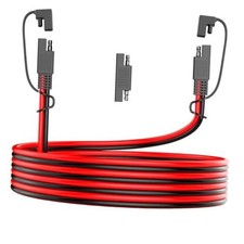 12AWG SAE Extension Cable SAE Connector Extension Cable Quick Disconnect 10FT