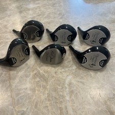 Vintage Cleveland Persimmon Drivers 3 Wood 2 Four Woods Rut Iron Heads Only