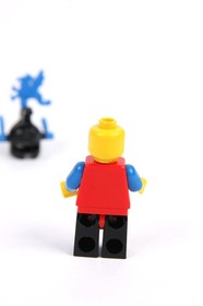 LEGO Minifigure Castle Dragon Knight Master Shield Sword Blue Plumes cas236 6105