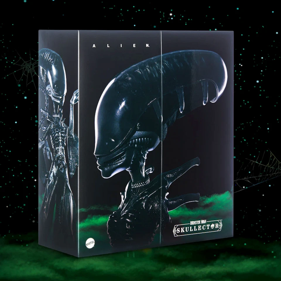 🖤Muñeca Coleccionista de Películas Monster High Alien Xenomorph Skullector ¡Nueva PREVENTA! 🖤 Foto 2 de 4