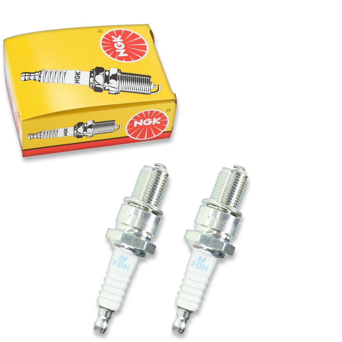 2 pc NGK 5722 BR9ES Standard Spark Plugs for WR3CC W27ESR-U W27ESR TY26718 mv