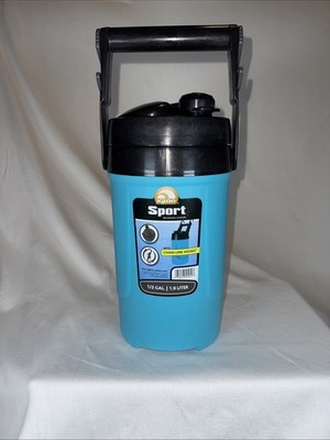 2015 Igloo 1/2 Gallon Sport Hook Beverage Cooler -Teal/Black Insulated Water Jug