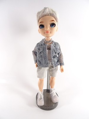 Rainbow High Fashion Doll Aidan Russell Junge + Puppenständer MGA selten (22070)