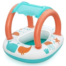 Bestway 33" x 26"/84cm x 67cm Comfort Plush Shaded Baby Boat
