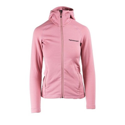 Peak Performance Damen Sportjacke Rosa Hoodie Zip Fitness Training Größe S