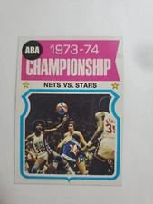 1973-74 Topps ABA Championship Series #249 NBA New York Nets VS Utah Stars