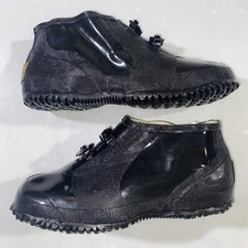 Storm Bound Rubber Shows Size 9 Men's Adult Black Rain Shoes Wading Fishing Work