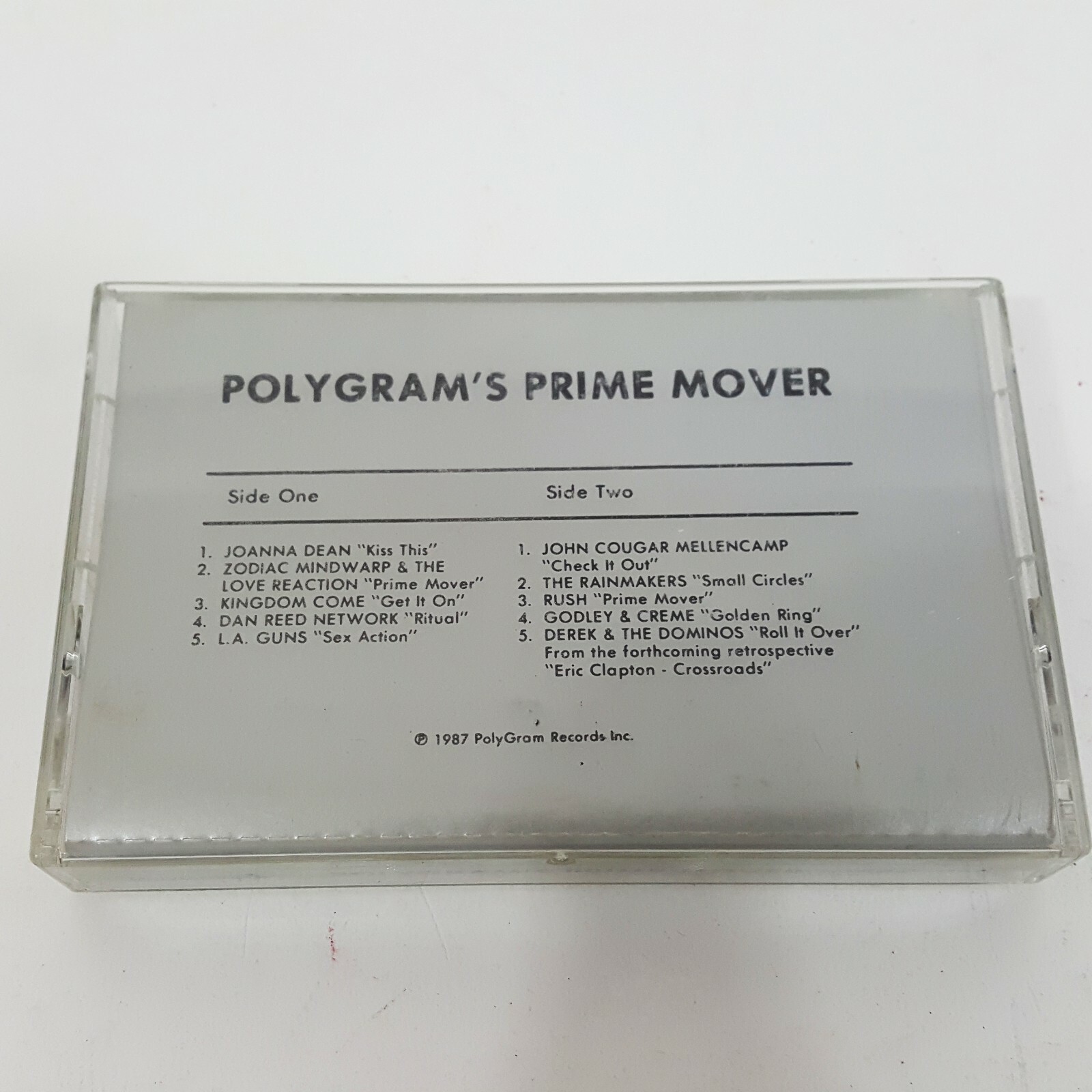 Rare Promo Polygram Records Cassette Tape Prime Movers Hits Headliners Artists