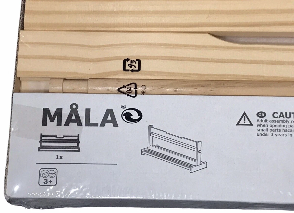 IKEA Mala Craft Paper Roll Dispenser Wooden Drawing 101.493.50 18 Inch