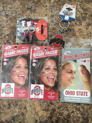 Siskiyou Sports NCAA Game Day Face Temporary Tattoo – Wasserbasierte Gesichtsbemalung, Abziehbar, Für Fans