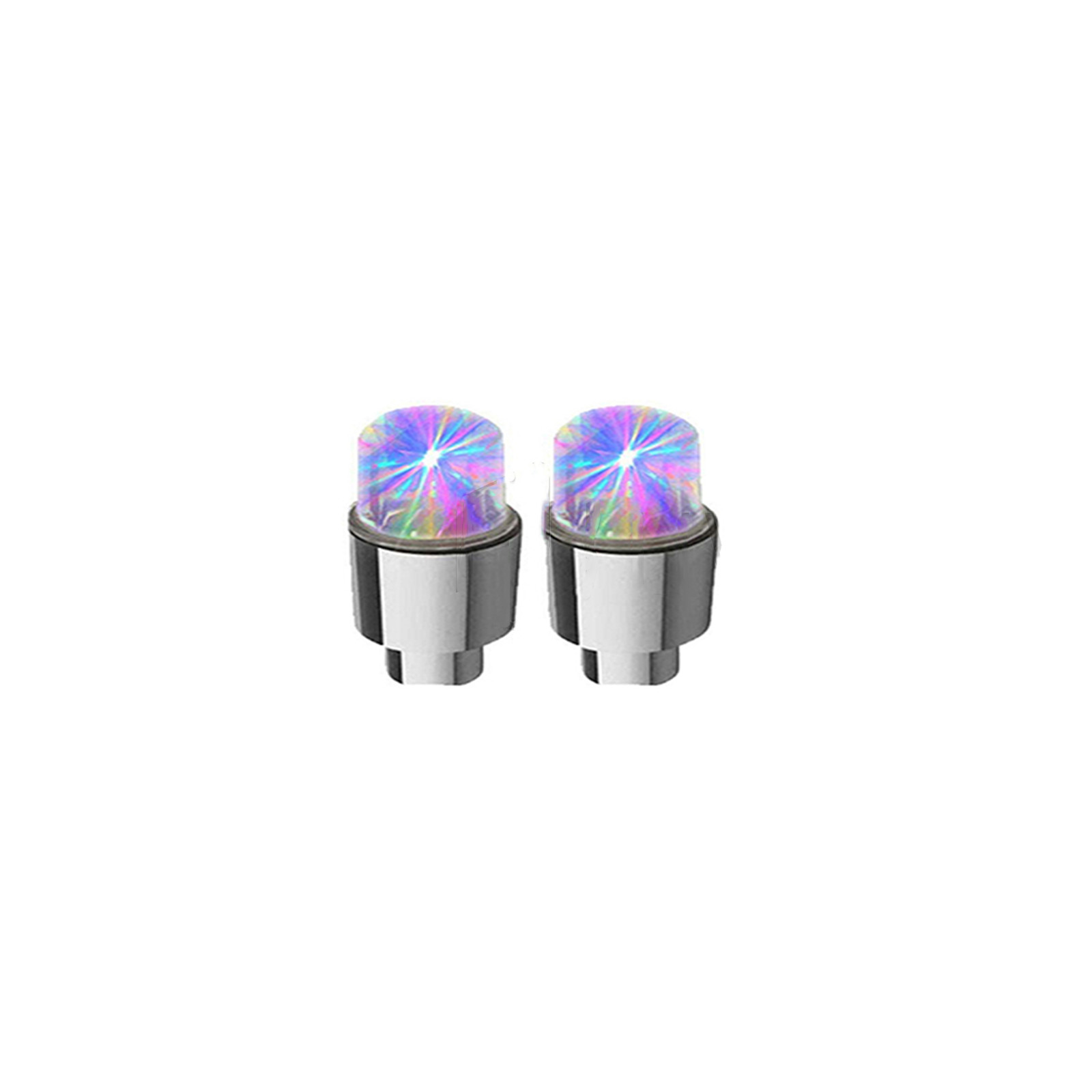 Auto Wheel Tire Air Tyre Stem LED Car Bike Valve Light Cap Cover Accessories Kit