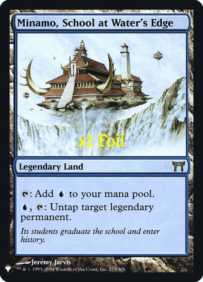 mtg 英語版 FOIL 水辺の学舎、水面院 mb1chk MTG Foil Mystery Booster MB1 Minamo, School at the Water's