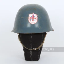 Arkan Tigers SDG Serbian Volunteer Guard Woodland Hel met Casque Cover Yugo Wars