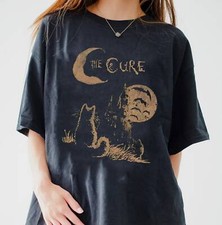 New The Cure Poster Cotton Black Unisex T-shirt S-5XL Men Women