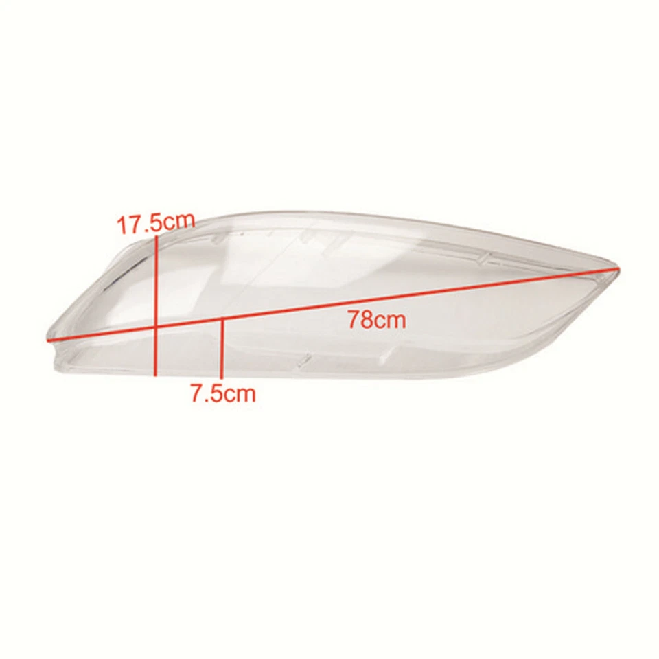 PAR DE LENTES DE REPUESTO PARA CUBIERTA DE LENTE DE FARO IZQUIERDO+DERECHO PARA MAZDA 6 2003-2008 Foto 3 de 4