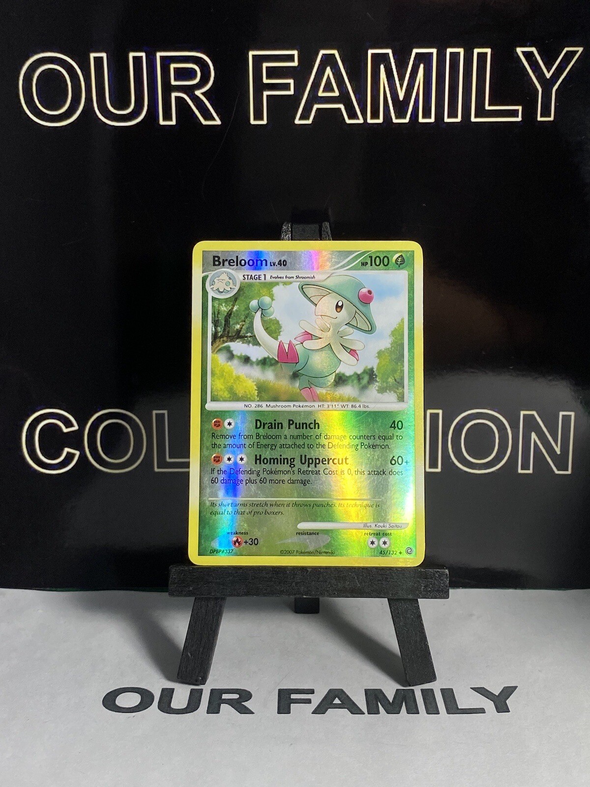 2007 Pokemon Secret Wonders Breloom 45/132 Reverse Holo Uncommon LP
