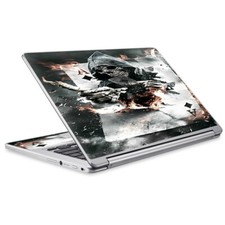 Skins for Acer Chromebook R-13 Decals wrap Ace Diamonds Grim Reeper Skull