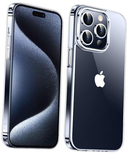 Designed for Case [Non-Yellowing] [Military-Grade Drop iPhone 15 Pro Max Clear