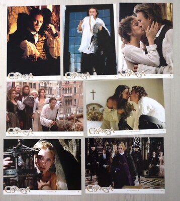 E348 7x Aushangfotos CASANOVA Heath Ledger  Jeremy Irons