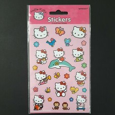 2000s New HELLO KITTY Dolphin Animals Sanrio Brand Amscan Stickers Kawaii