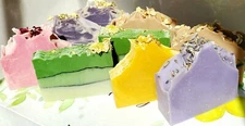 Handmade Cold Process Soap | Natural Bar Soaps -Goat Milk, Lavender, Aloe, Rose