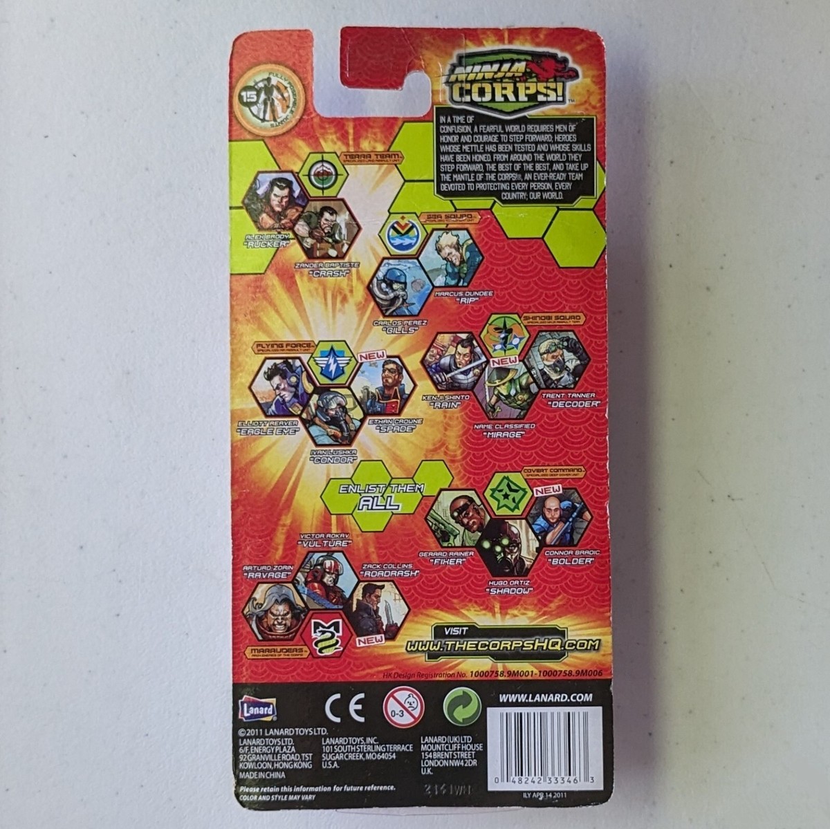 2011 Lanard Ninja Corps New Recruits Shinobi Squad KENJI