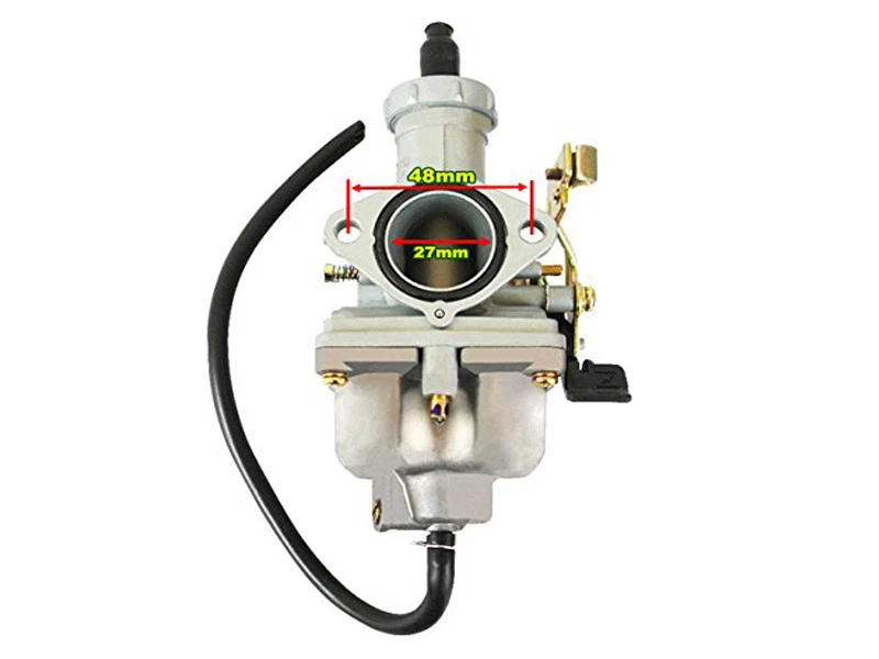 PZ27mm Carby Cable Choke Carb Carburetor Bent Manifold Honda XL 100 125 150 175 - image 3 of 4