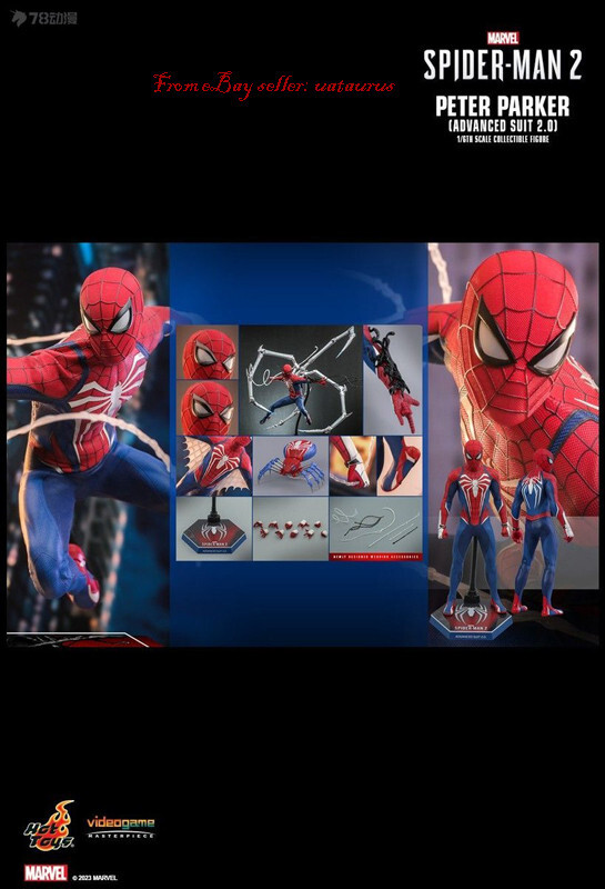 新品未開封★スパイダーマンSPIDER-MAN CLASSICS 2体セット。 Amazon.com: Hot Toys Peter Parker Advanced Suit 2.0 Spider-Man 2