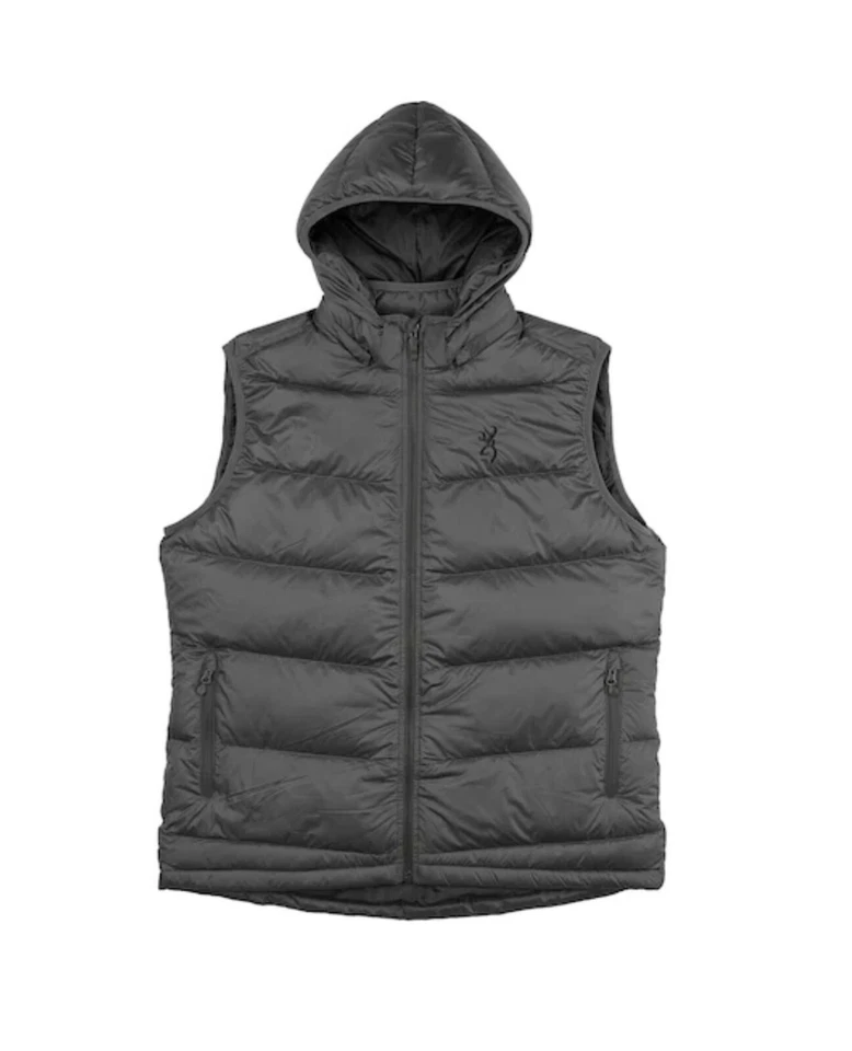 BROWNING Men's Artic Down Vest Dark Grey 2XL - 3055128905 - Authorized Dealer - Image 2 of 4