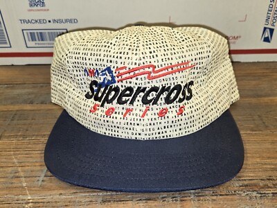 帽子 amachi. hat Vintage 90's AMA SUPERCROSS Series Racing Motorcross Hat