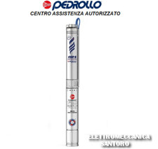 ELETTROPOMPA SOMMERSA 4SR 4/15 S 4PD HP 2 VOLT 380 PER POZZI DA 4 PEDROLLO