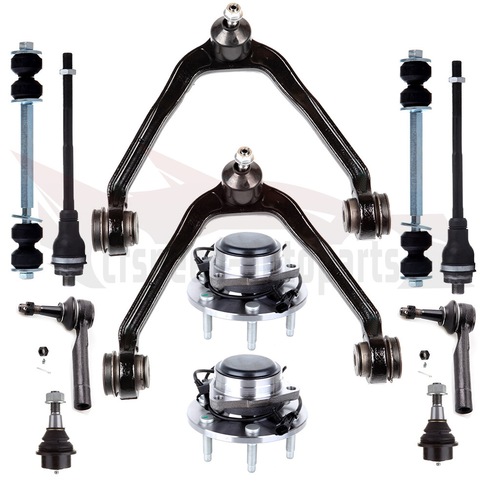 12PCS Tie Rod End Wheel Bearning Hub For Chevrolet Suburban Tahoe GMC Yukon