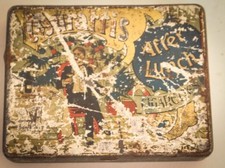 Blechdose Muratti Manchester London Zigaretten Reklame Werbung Blech Dose antik