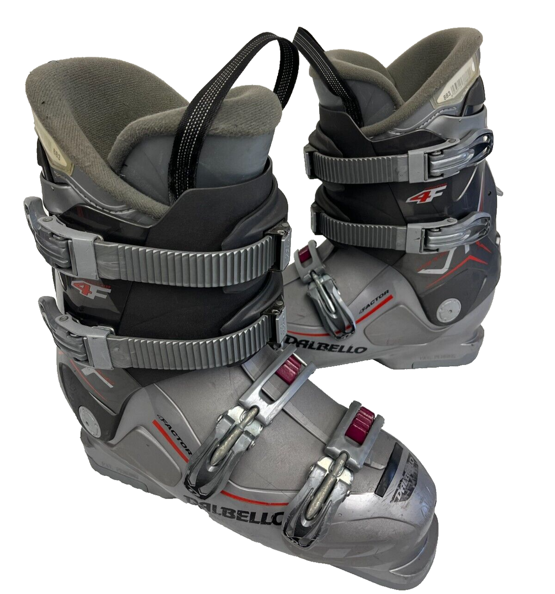Dalbello 4 Factor Ski Boots Size 28.5 MP Toe and Heels  display picture 2