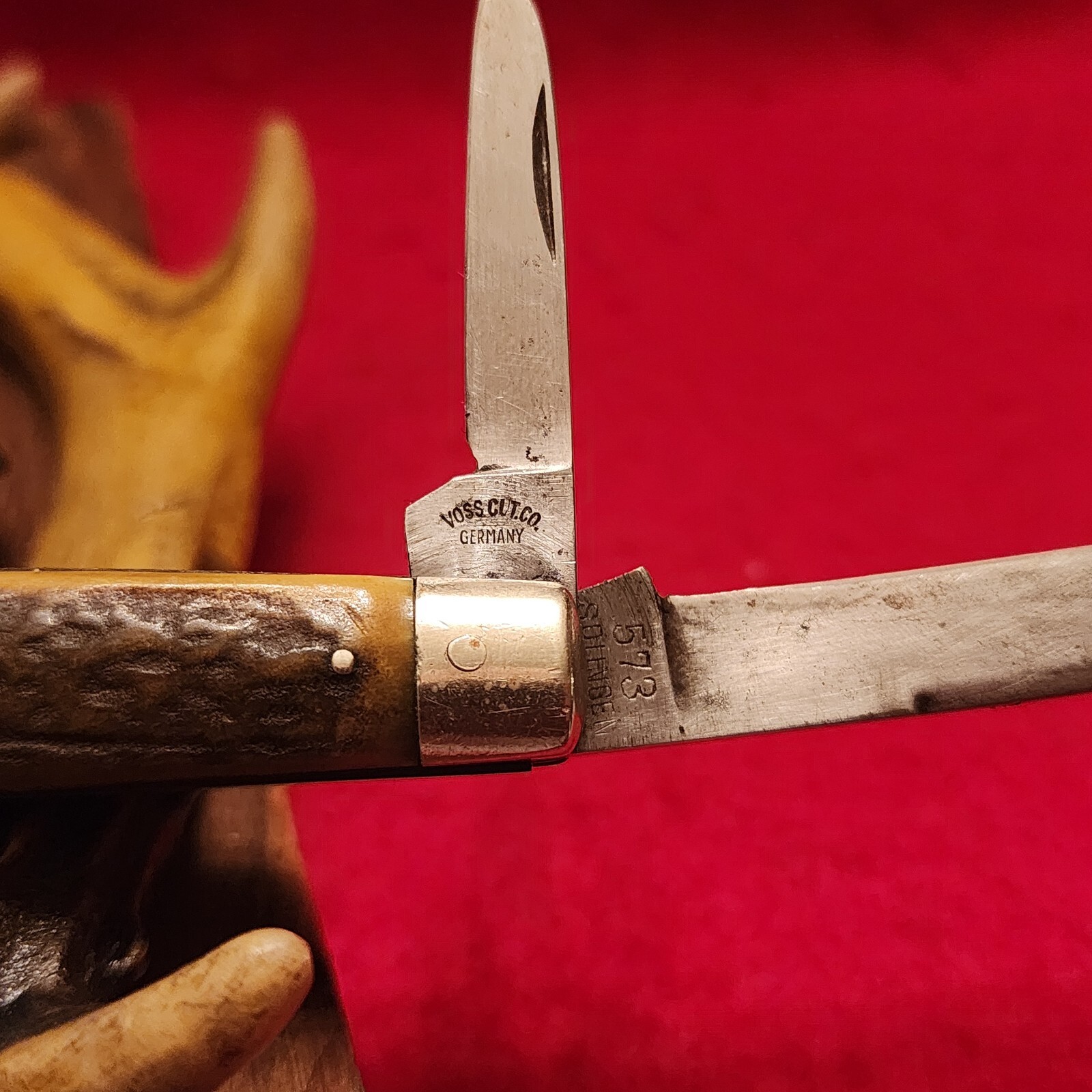 Vintage Stag Congress Voss Cutlery Solingen Germany Knife eBay