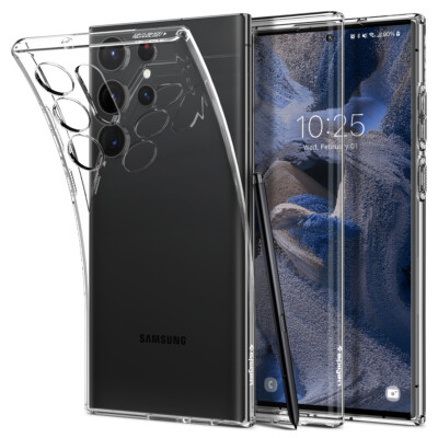 For Galaxy S23 / S23 Plus / S23 Ultra | Spigen [ Liquid Crystal ] Clear Case
