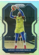 2021 Panini WNBA Prizm ARIKE OGUNBOWALE #79 SILVER PRIZM WINGS