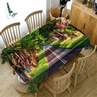 Covert Road 3D Tablecloth Table cover Cloth Rectangle Wedding Party Banquet