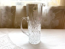 Crystal Pint Pitcher Cristal D' Arques 24% Lead Crystal Chantilly Pattern
