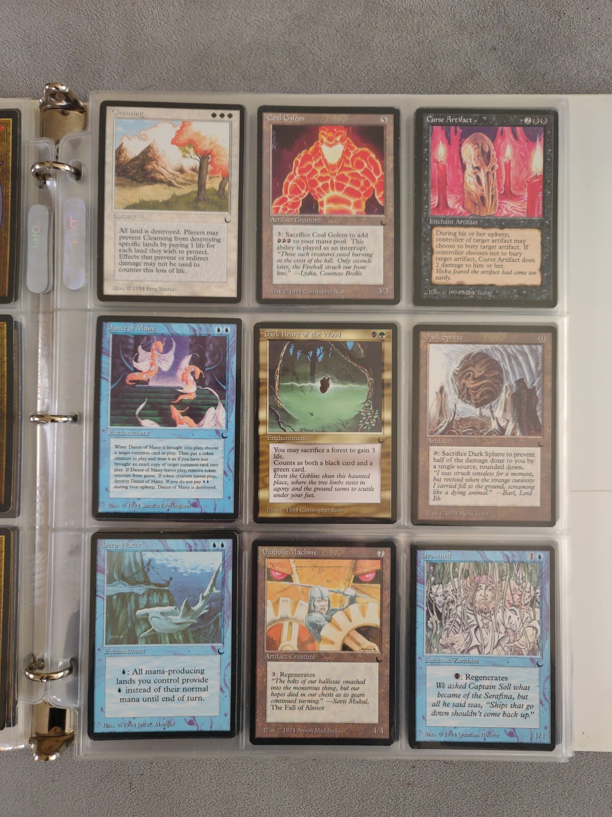 The Dark Complete Set MTG Magic the Gathering 1994 Vintage Legacy