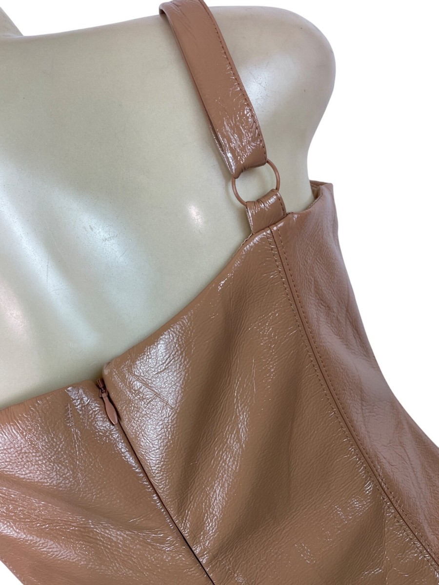 Meshki Faux Leather Strap Mini Dress Size M/L | eBay Meshki Faux Leather Strap Mini Dress Size M/L | eBay
