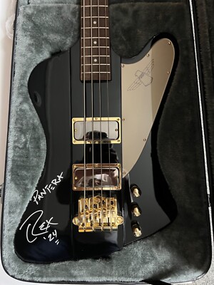 Rex Brown Pantera JSA Signed Epiphone Signature Bass Guitar