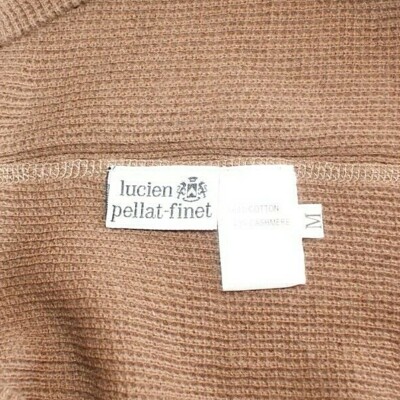 Pull Léger Marron En Cachemire Lucien Pellat-Finet Taille M - Neuf Sans étiquettes