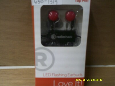 RadioShack LED Flashing Earbuds (Blue)
